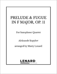 Prelude & Fugue in F Major, Op. 11 P.O.D. cover Thumbnail